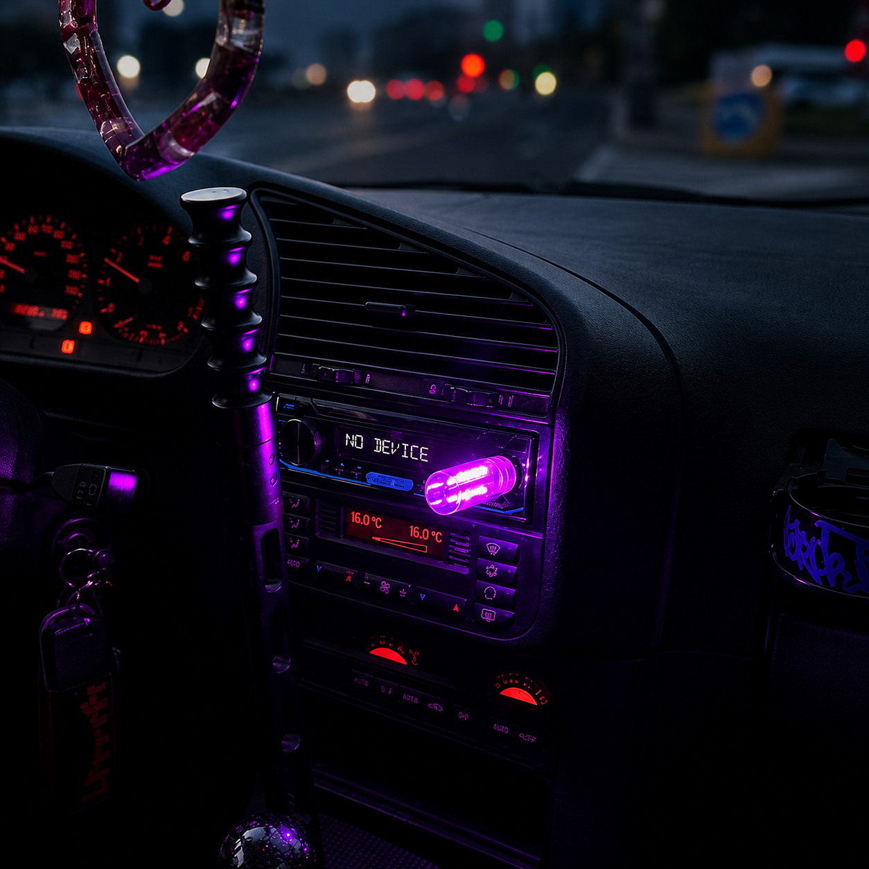 USB LED Car Interior Ambient Light