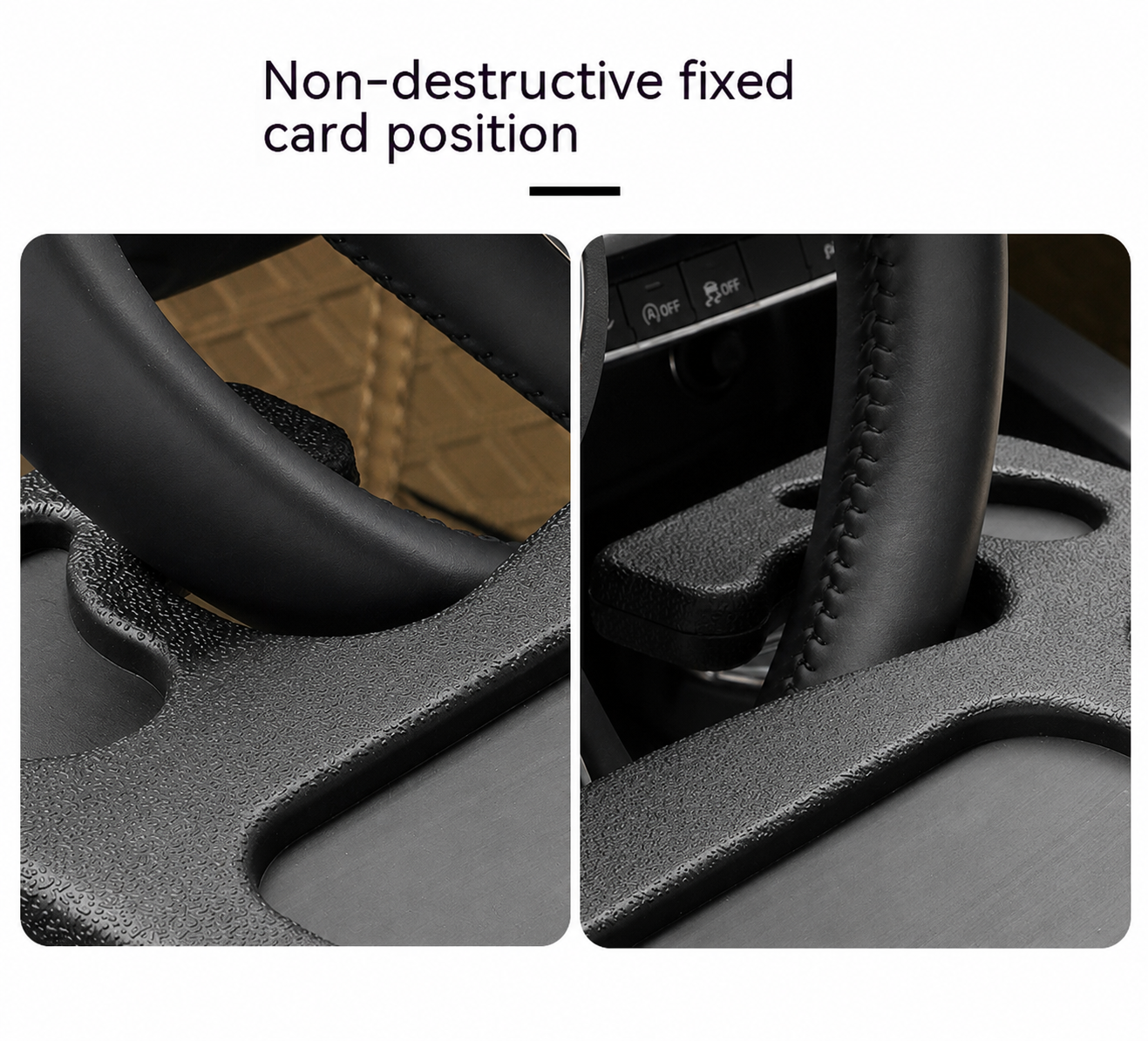 Turn Your Steering Wheel into a Handy Car Desk