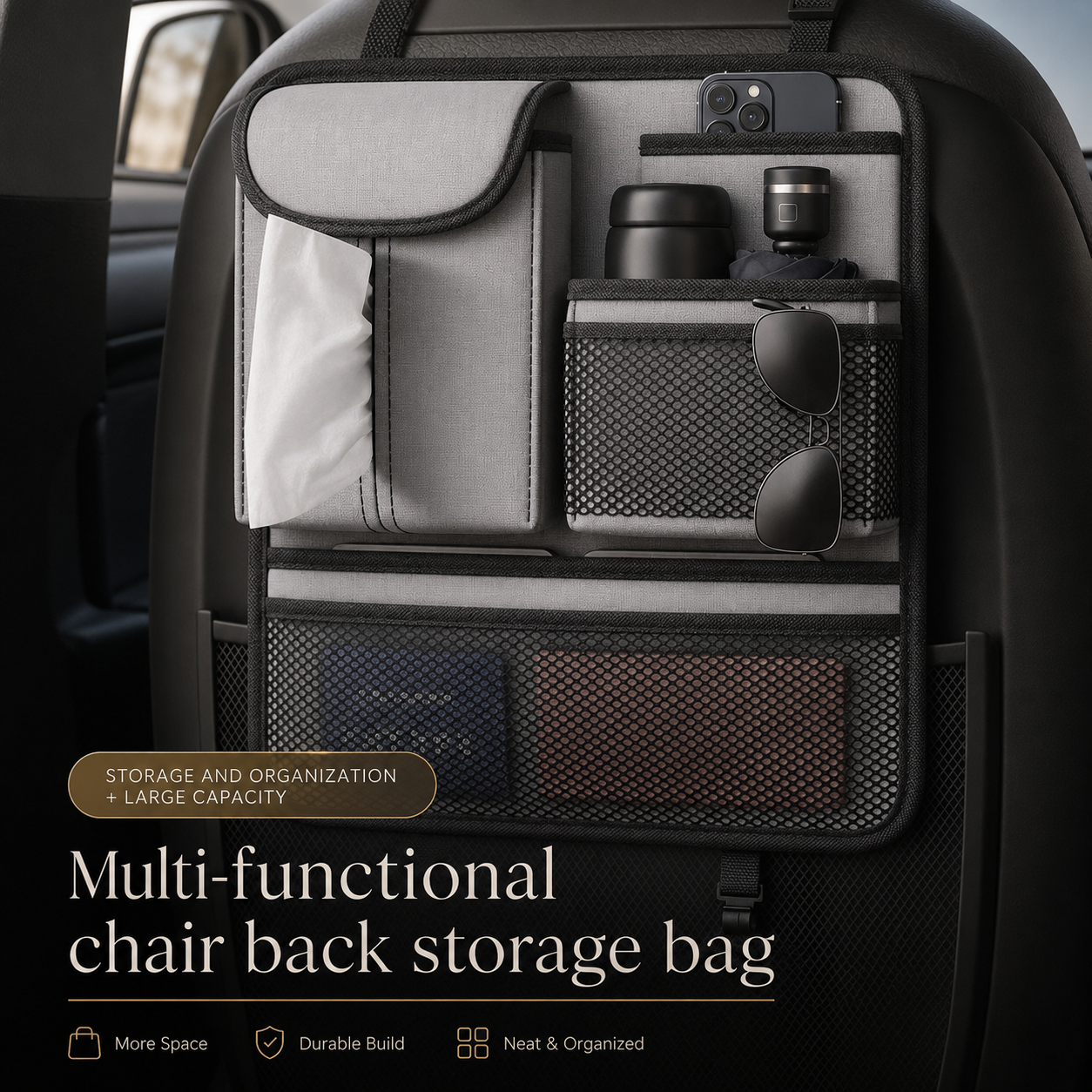 Keep Every Drive Organized with This Seat Storage Bag