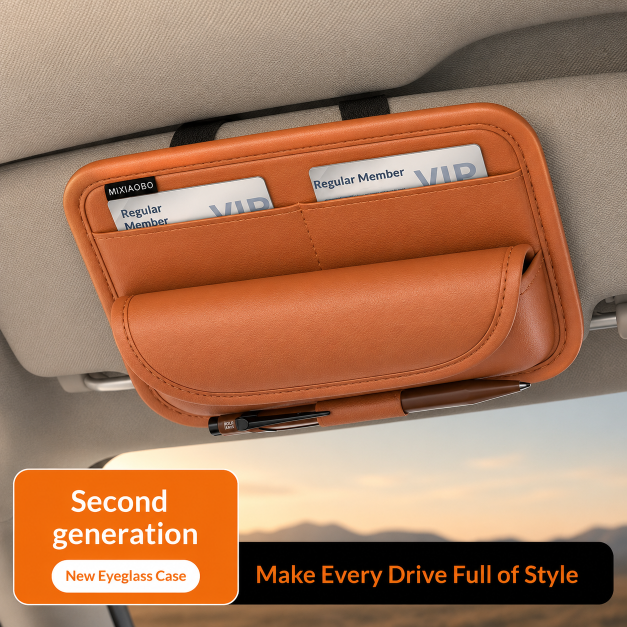 Keep Essentials Handy with This Car Visor Organizer