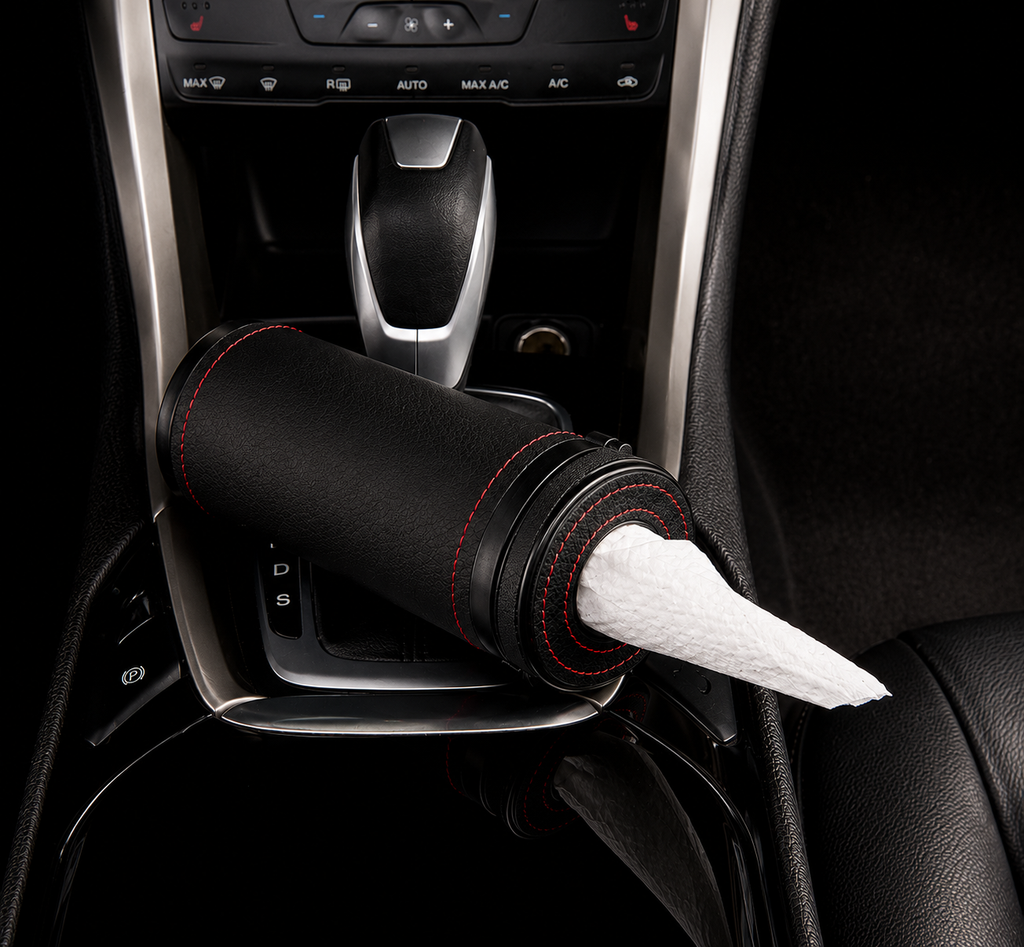 2-in-1 Car sleek Tissue Holder Safety Hammer