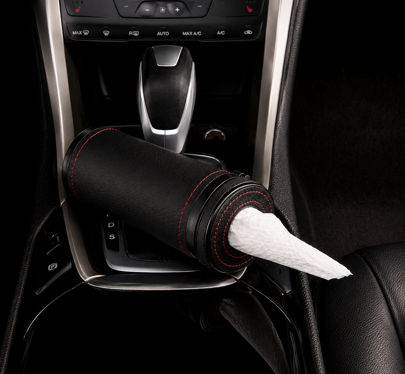 2-in-1 Car sleek Tissue Holder Safety Hammer