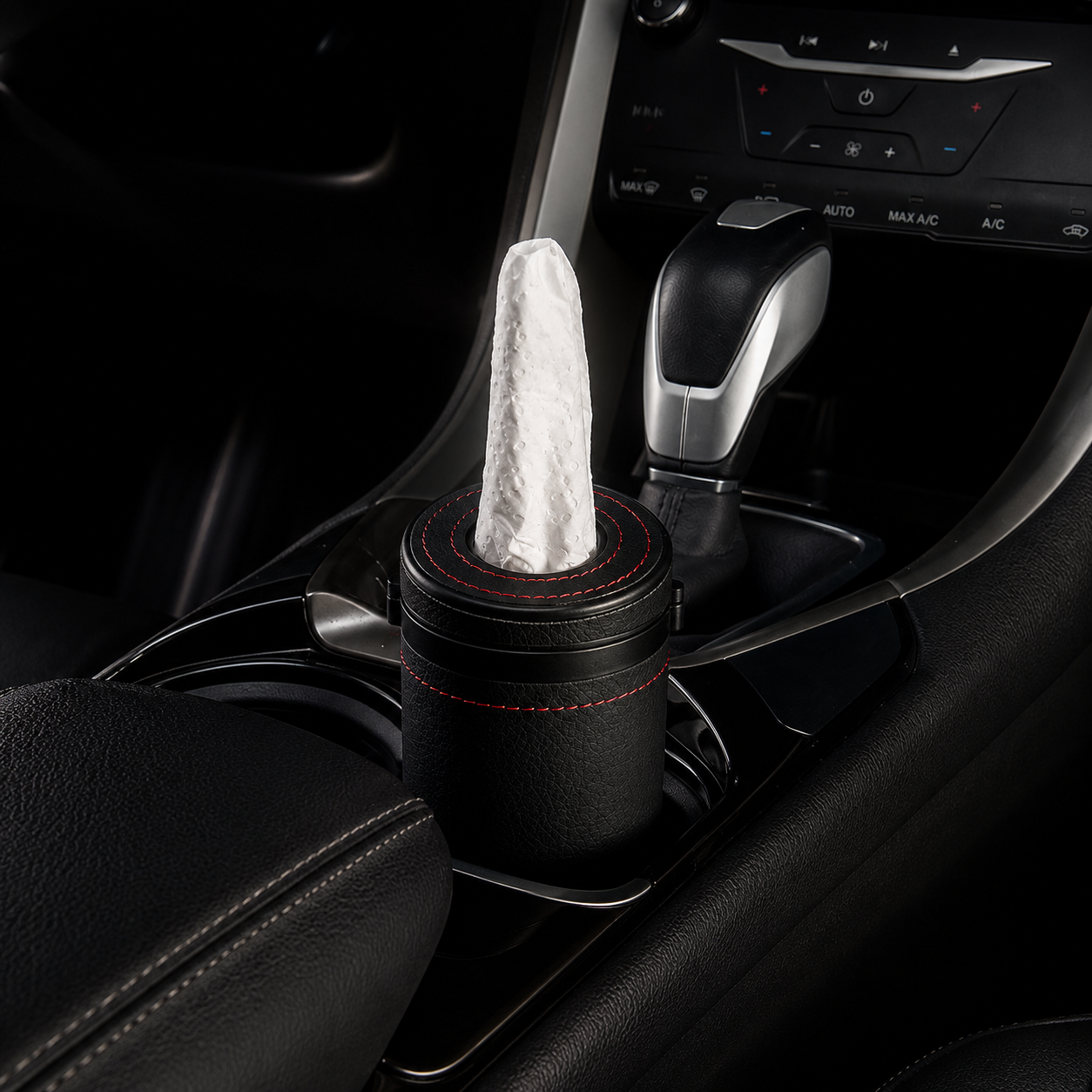 2-in-1 Car sleek Tissue Holder Safety Hammer