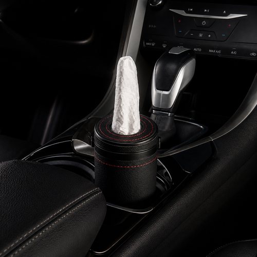 2-in-1 Car sleek Tissue Holder Safety Hammer